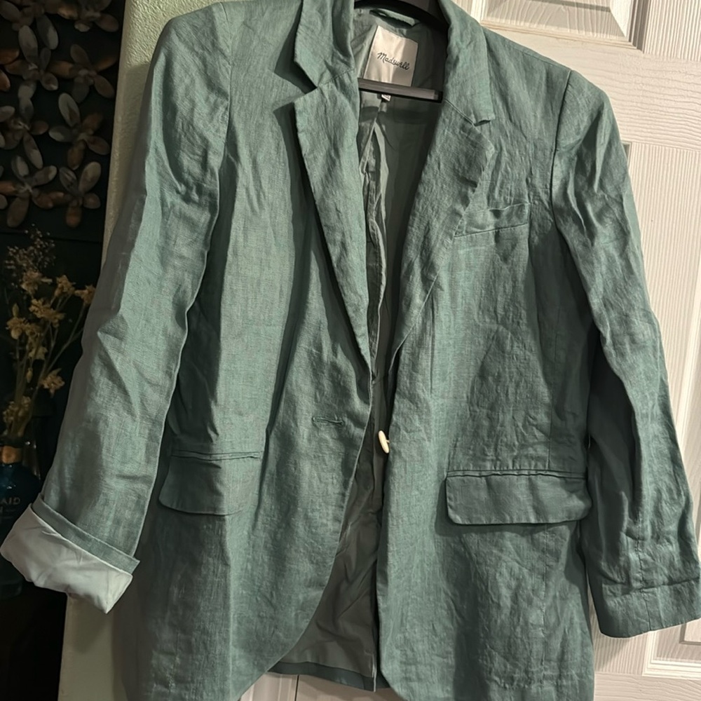 Guc cut oversized madewell size L blazer jacket